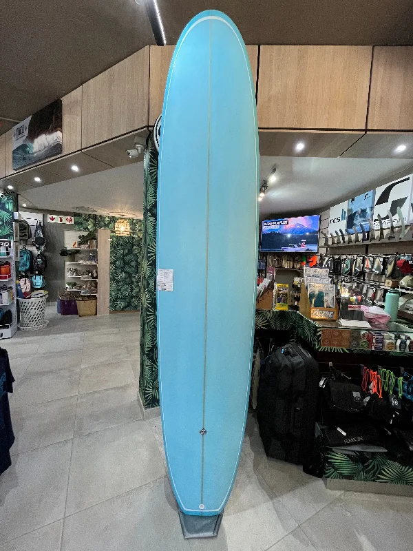 Best surfboards for advanced turn techniques-9' 1" X 23 X 3 (73L) Hutchison Handcrafted Rodeo Log Longboard Surfboard HHB3294