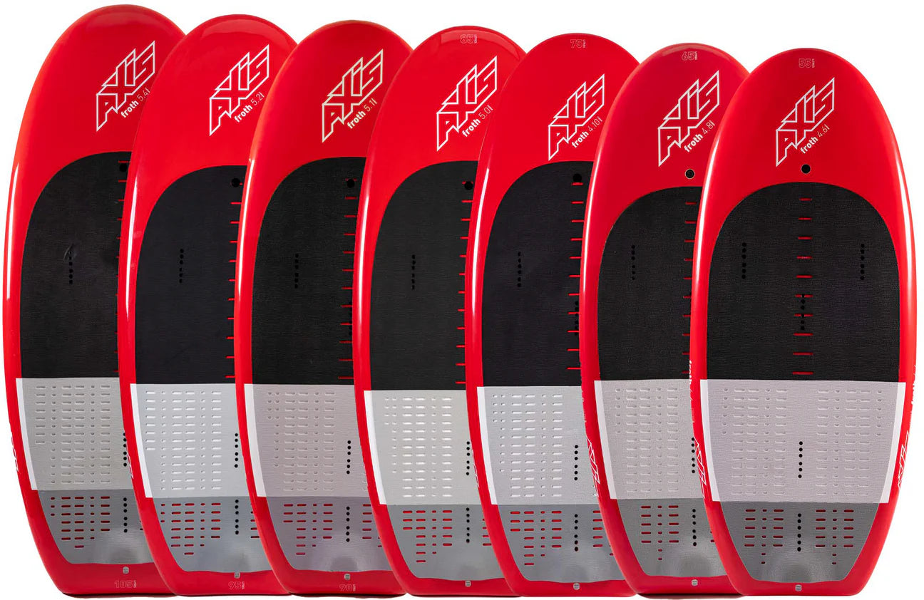 Surfboards with excellent paddle speed-AXIS FROTH CARBON FOILBOARD