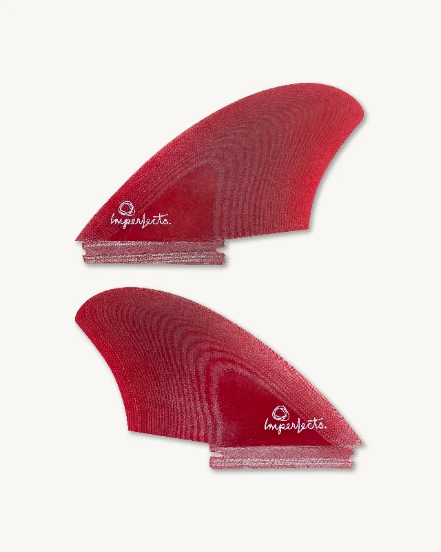 Hummingbird Keel Fin Set in Red