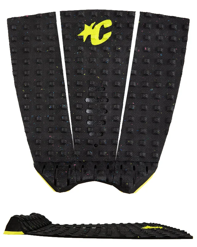 Unique surf pad designs for personalized style-  Creatures Mick Fanning Lite Eco Traction Pad-Carbon Eco