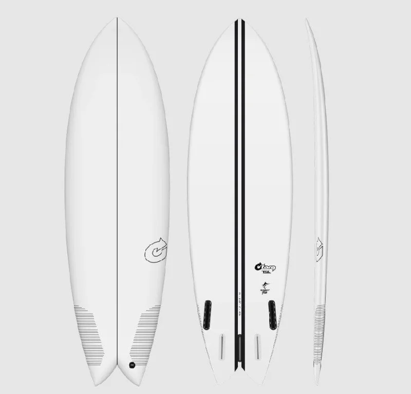 Durable soft-top surfboards for safety-Torq TEC 6'6 Big Boy Fish Surfboard