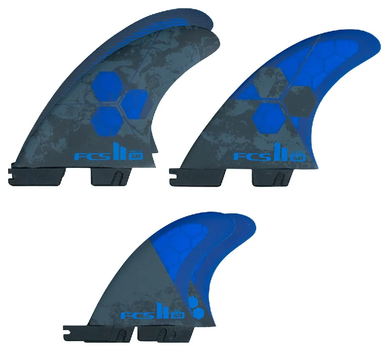 High-performance quad fins for fast, aggressive surfing-FCS II Performance Core 5 Fin Set Medium