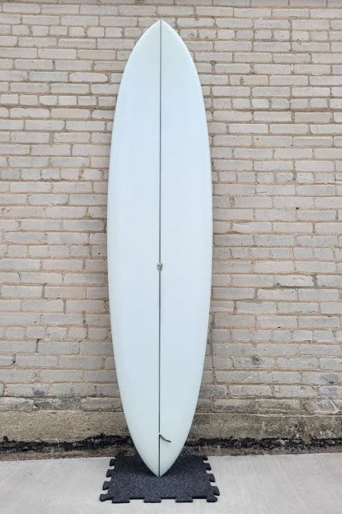 Surfboard fins with low profile for maximum speed-Chris Christenson 7'6" Single Fin Pin Tail Surfboard (Used)