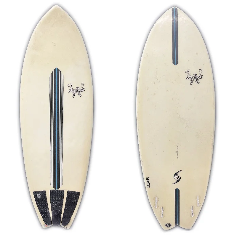 Surfboards for cruising with friends-Used WBZ 5'4" Quad Fish