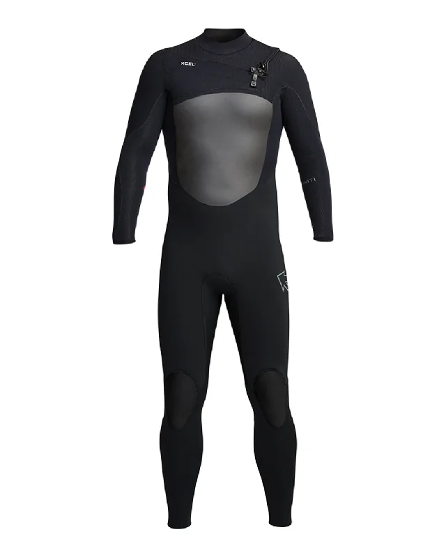 7mm wetsuits for extreme cold-water diving-Infiniti 4/3mm Chest Zip Fullsuit