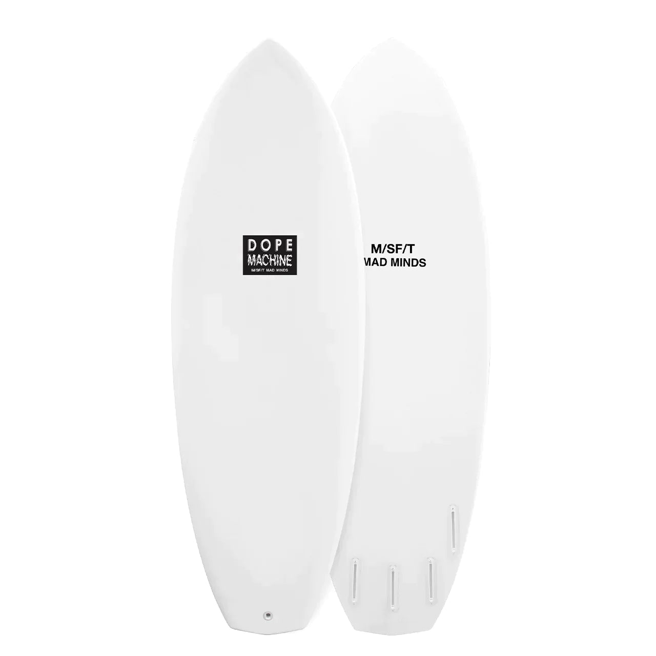 High-performance surfboards for experienced surfers-MISFIT DOPE MACHINE PRIMITEK 6'0" WHITE/CLEAR FUTURES 40.6L