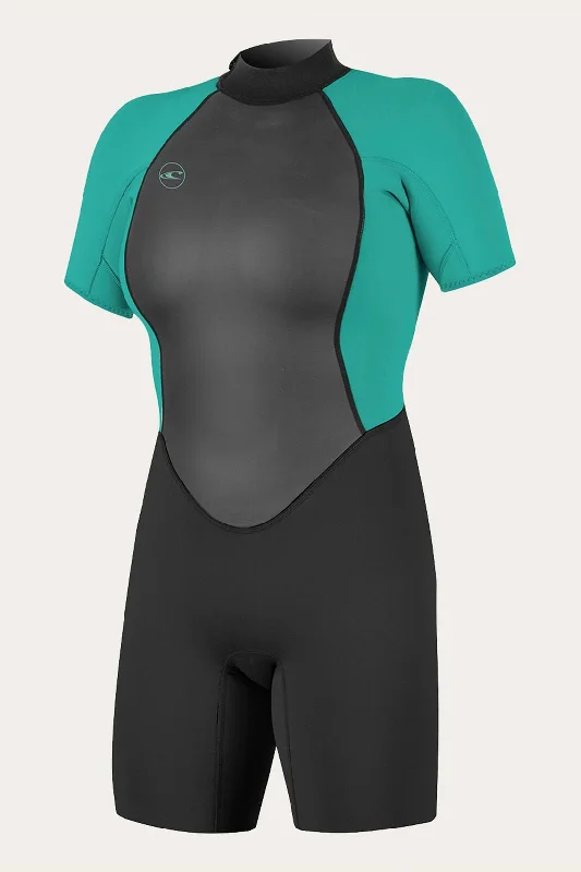 Wetsuits with double-layer neck seals for extra comfort-O'Neill Reactor 2mm Spring Shorty Wetsuit - Women's