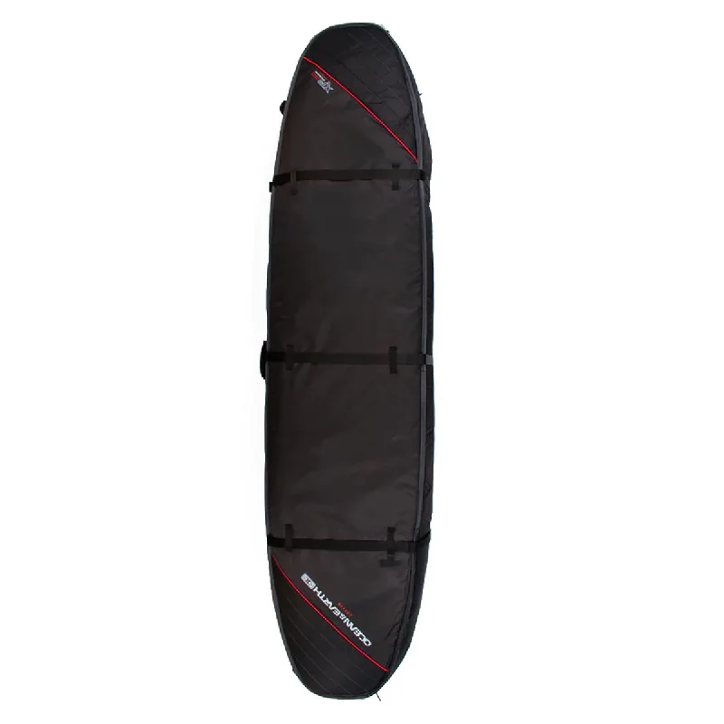 Ocean & Earth Double Coffin Longboard Board Bag - Black/Red