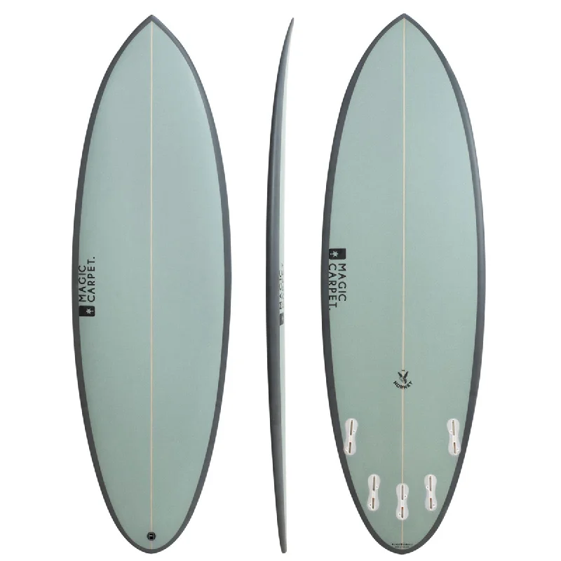 Surfboard fins for effortless carving and control-Magic Carpet Hornet 6’2 PE - 5 fin FCS2