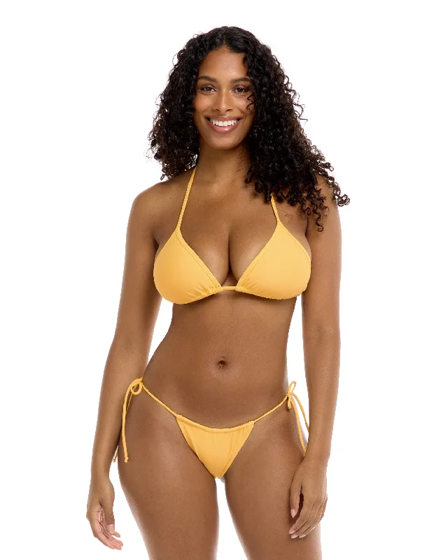 Surf gear for high-performance surfers-Smoothies Dita D-Cup Bikini Top - Canary