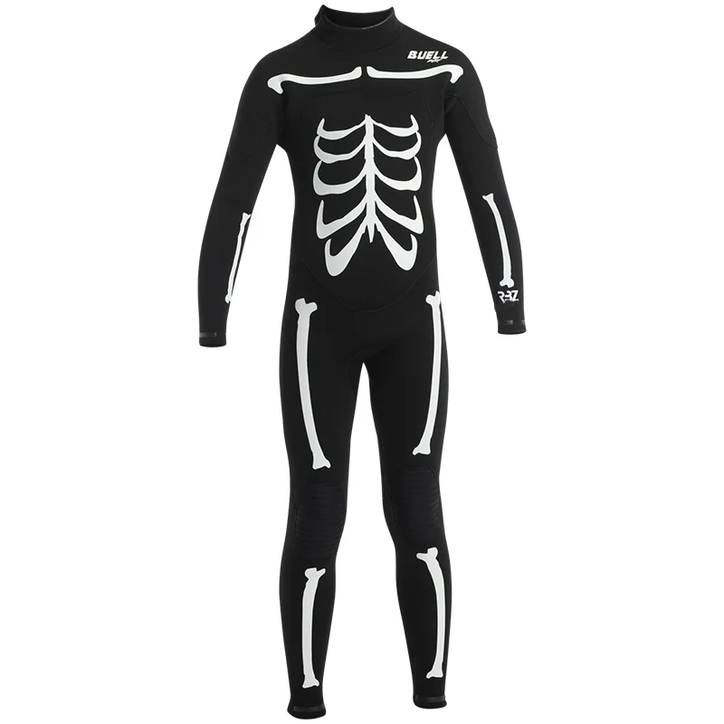 Eco-friendly wetsuits made from sustainable materials-Youth Buell RBZ Stealth Mode 3/2mm Fullsuit