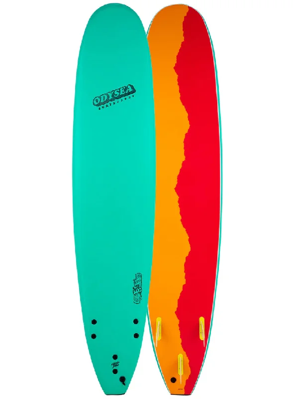 Surfboards for expert surfers looking for speed-Odysea 9'0" Log Turquoise Surfboard