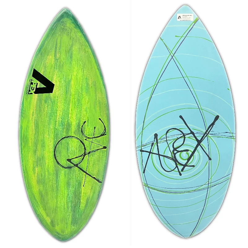 Surfboards for soft waves and small surf-51" Apex Avac Skimboard Green