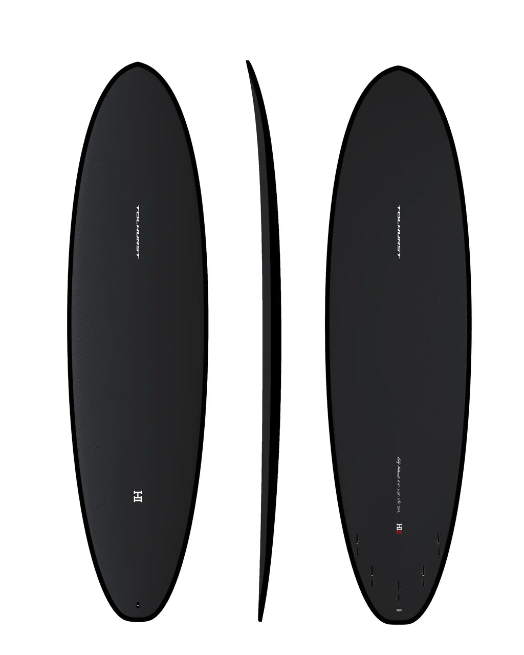 Surfboards for smooth paddling and fast response-Harley Ingleby MOE MINI - Thunderbolt Black