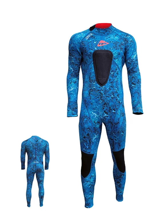 Thin wetsuits for warmer water diving-Ocean Hunter Chameleon Core HS 3mm Offshore Spearfishing Suit