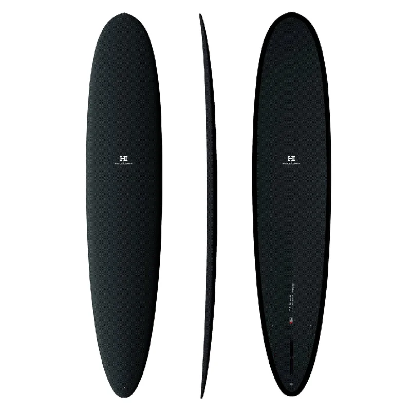 High-speed surfboards for advanced riders-HARLEY INGLEBY | TOLHURST HI HI4 THUNDERBOLT BLACK - CARBON 9'1" 60.5L FCS II