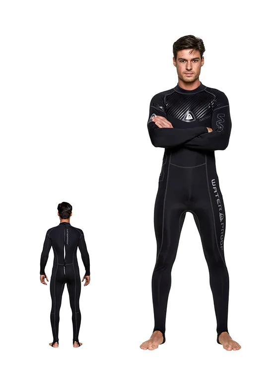 Best wetsuits for reef diving and exploration-Waterproof Neoskin 1mm Skin Suit Mens