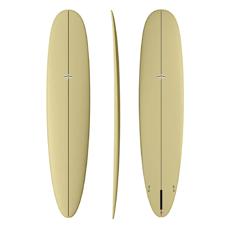 Surfboards with good stability for beginners-CJ NELSON PARALLAX PLUS 9'1" THUNDERBOLT RED 74.3L - OLD FOAM