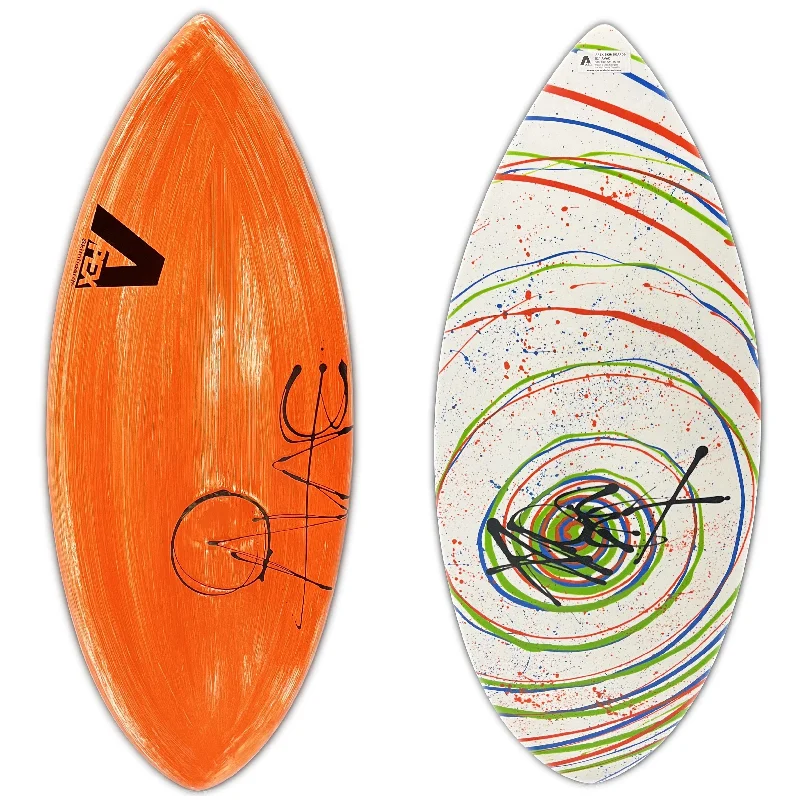 Hybrid surfboards for varied conditions-51" Apex Avac Skimboard Orange