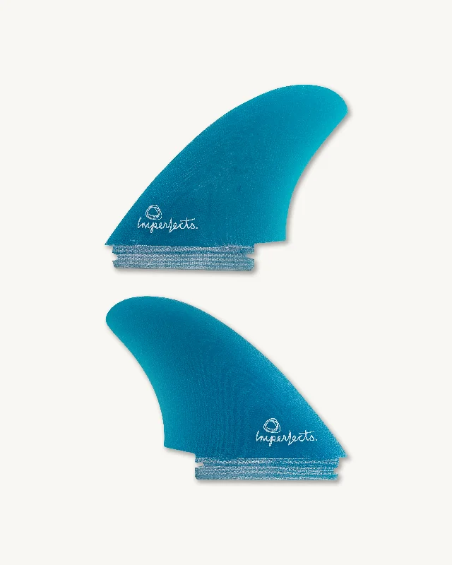 Fraternal Twin Fin Set in Blue