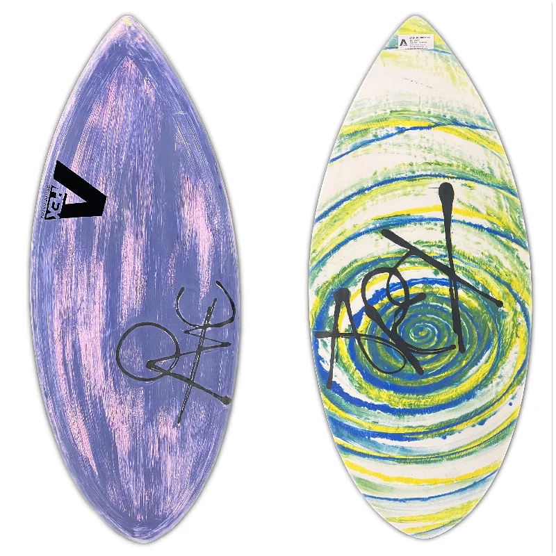 Affordable surfboards for teenagers-51" Apex Avac Skimboard Purple