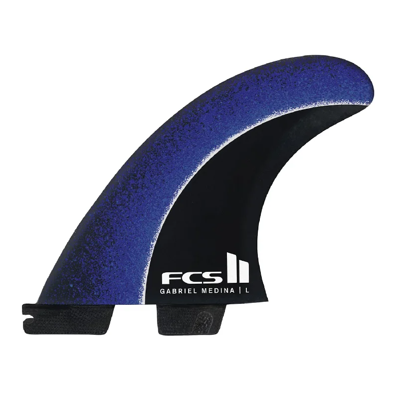 Eco-friendly surf accessories for conscious surfers-FCS II GABRIEL MEDINA PC AIRCORE TRI M/L - BLUE