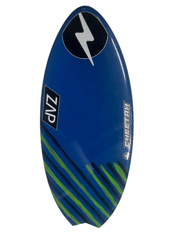 Lightweight surfboards for easy travel-Zap 45" Cheetah (Blue)