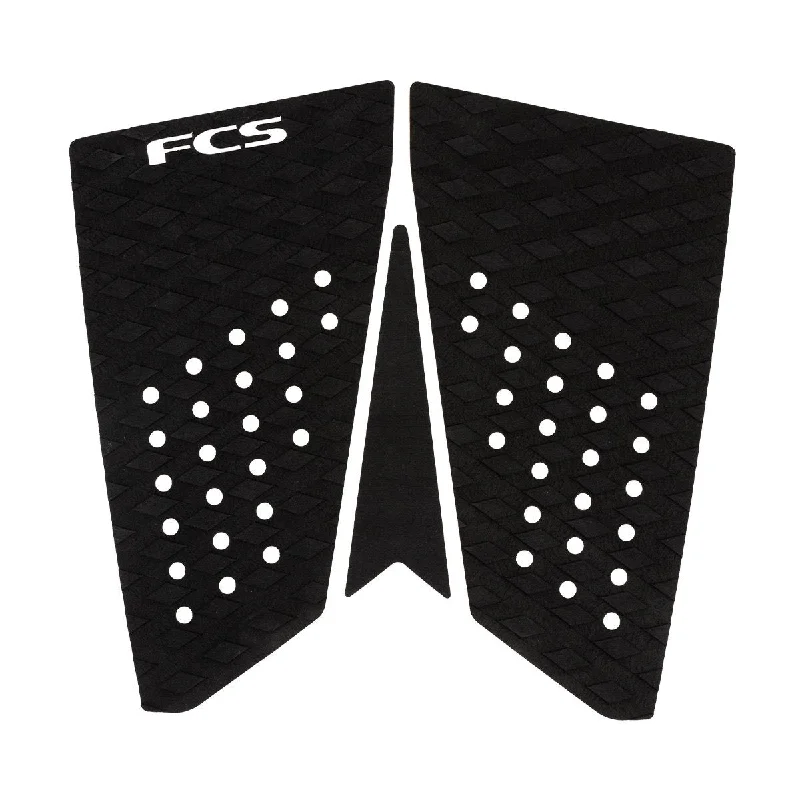 Surf pad for preventing foot fatigue-  FCS T-3 Fish Traction Pad-Black