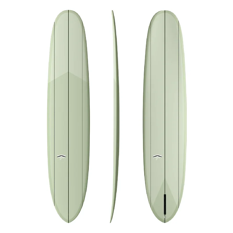 Surfboards for smaller surfers-CJ NELSON PARAGON 9'3" THUNDERBOLT SILVER 70.57L - VOLAN