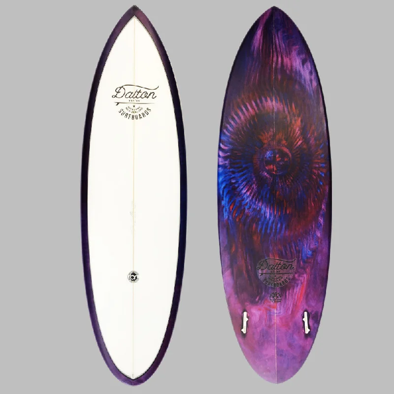 All-around surfboards for various conditions-DALTON SHAPES TWIN FLYNN 2 ROUND PU 5'11" FCS II