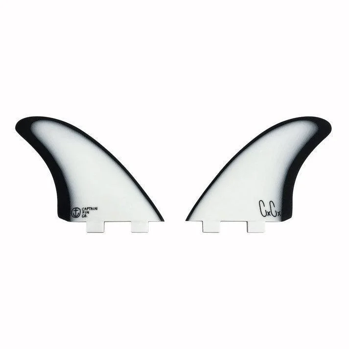 Captain Fin Co Christenson Twin Especial - White/Black (FCS)