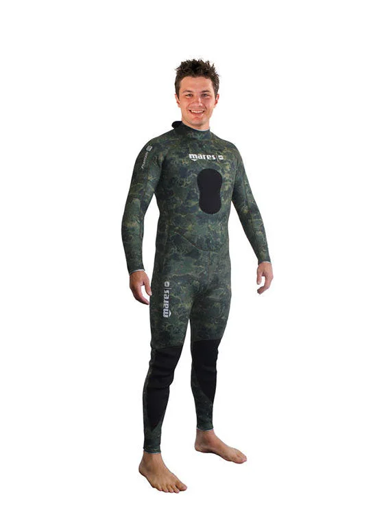 Hybrid wetsuits for cold and warm water diving-Mares Sniper Camo 5mm Spearfishing Wetsuit