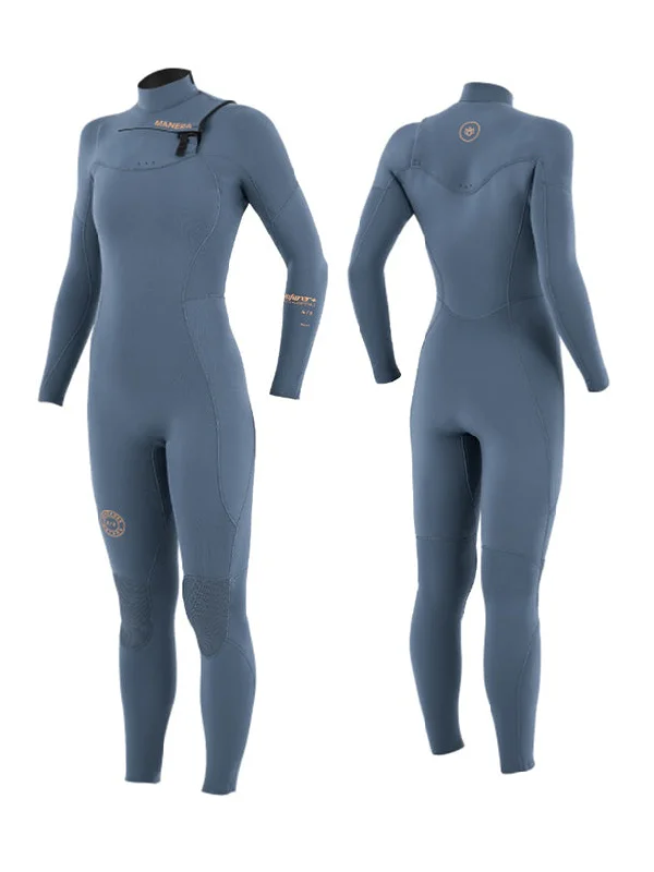 Best wetsuits for underwater hunting and spearfishing-Women's Seafarer + Steamer Front Zip 4/3mm Fullsuit - 2024