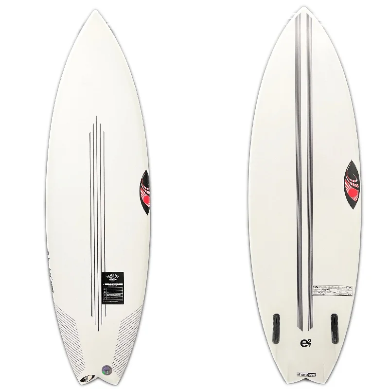 Surfboards for bigger waves and stronger surfers-Sharp Eye 5'7" E2 Twin Turbo Channel 55684