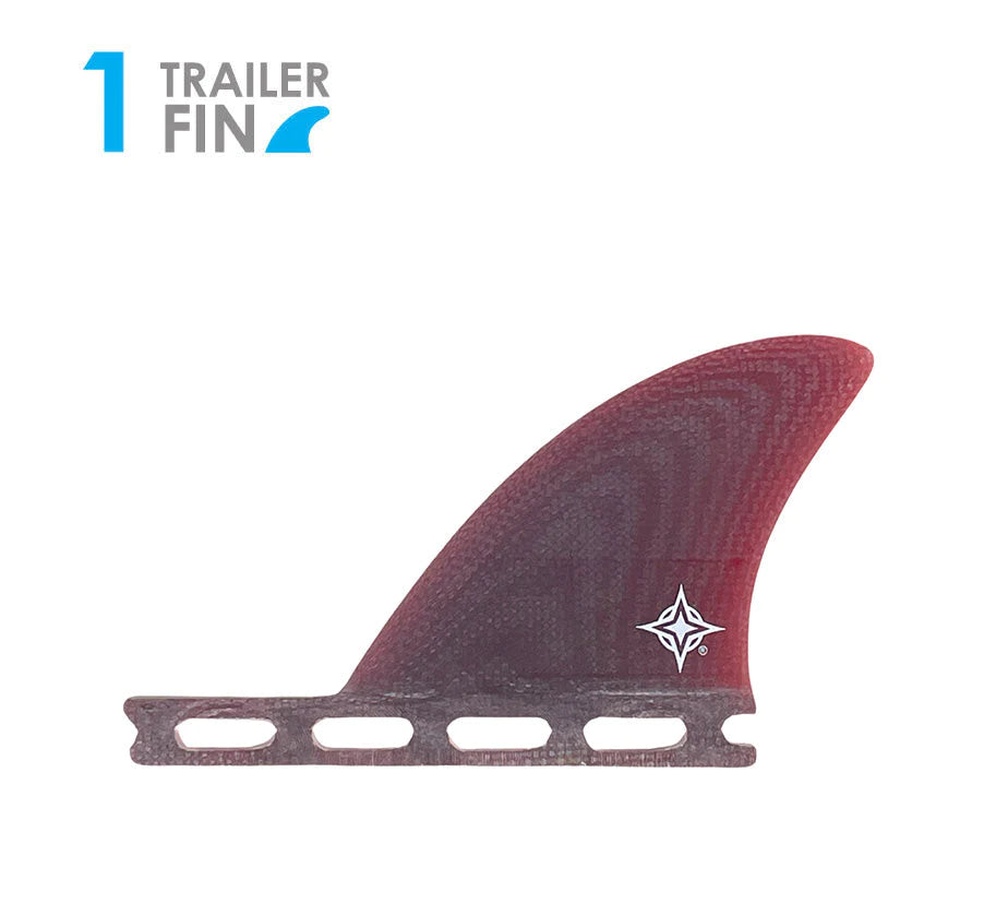 Surfboard tail guards for minimizing damage-TRUE AMES WAYNE RICH TRAILER FG FUTURES - RED