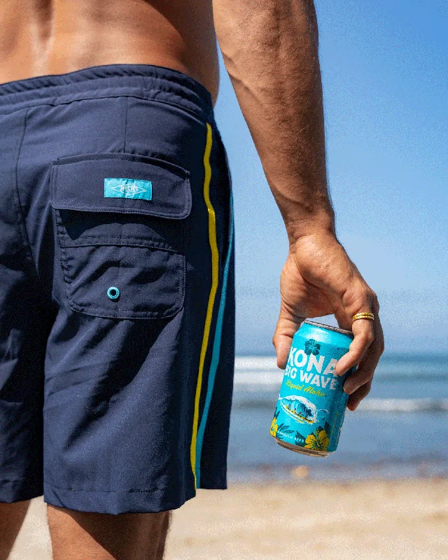 Surfing shorts for comfort and flexibility-Kona x Jack's "Liquid Aloha" 18" Boardshorts