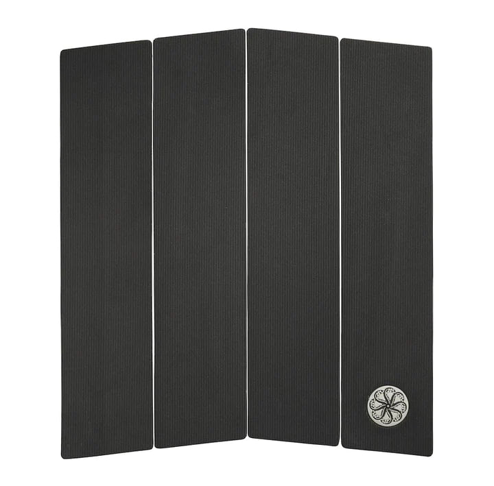 Surfboard rail protectors to prevent dings and scratches-FRONT DECK CORDUROY GRIP™ - BLACK