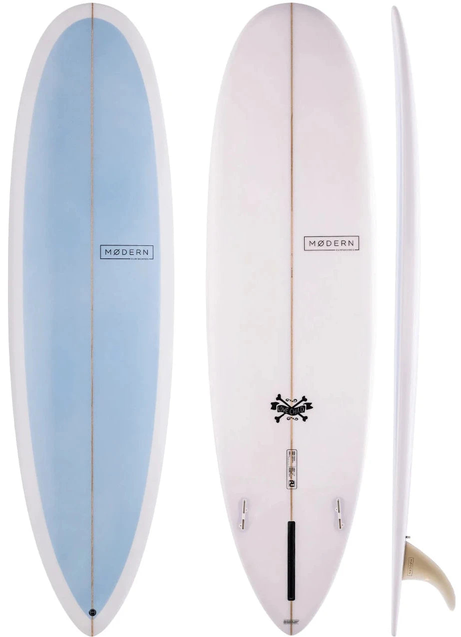 Surfboards for ultimate stability and control-7'6  Modern Love Child PU