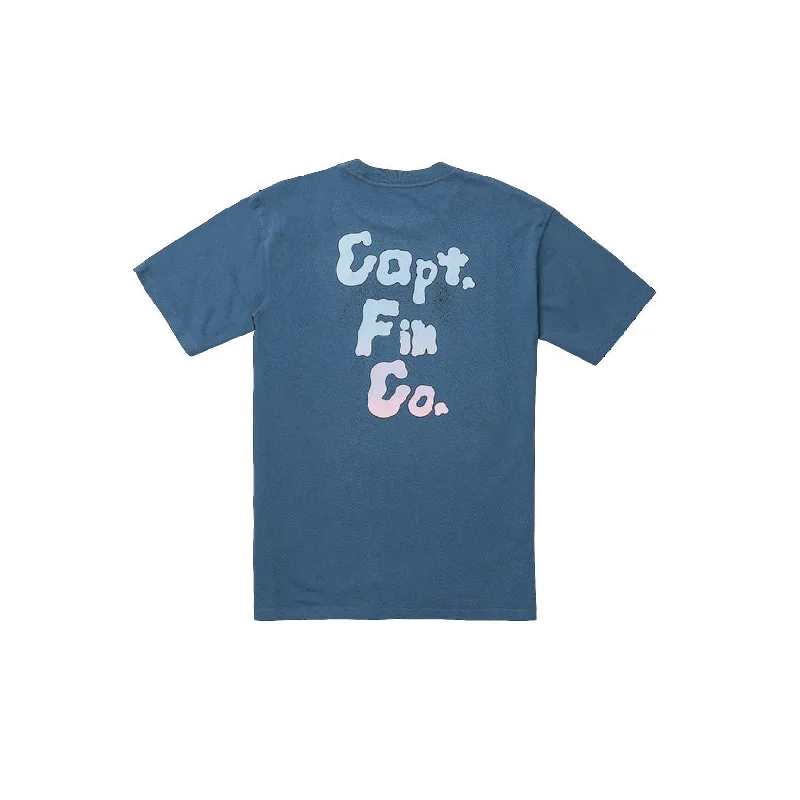 Surf fins for smooth rail-to-rail transitions-Captin Fin Be Cool Man S/S T-shirt