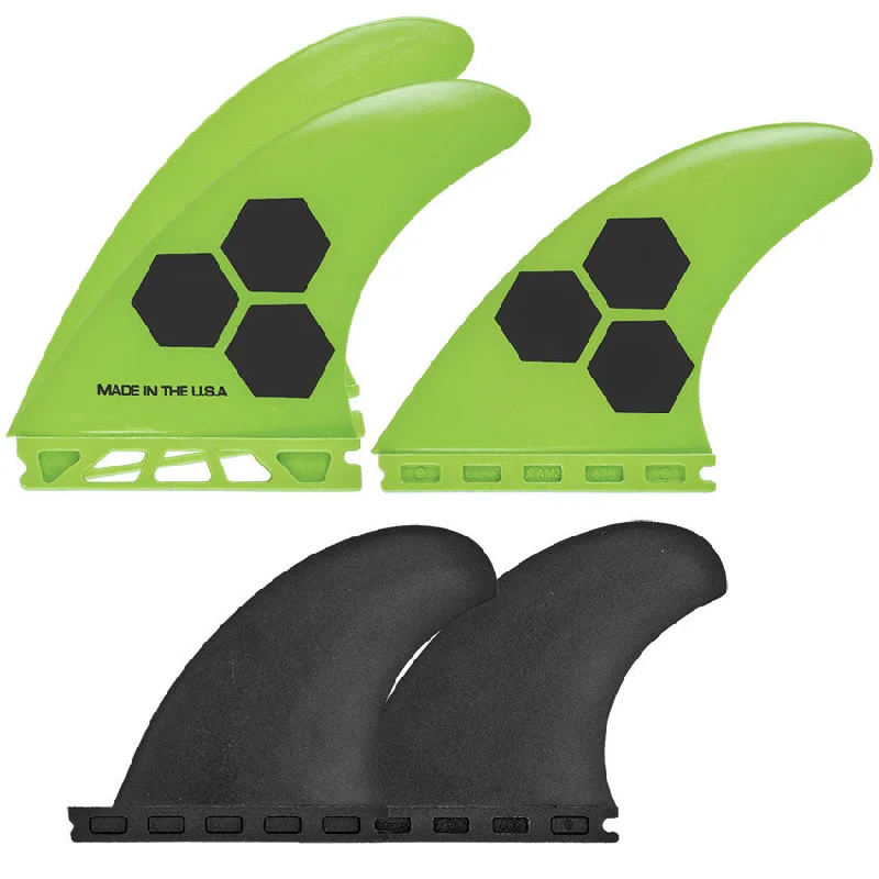 Surf fins for quick turns and agility-CI FRP Fin Large 5 Fin Set