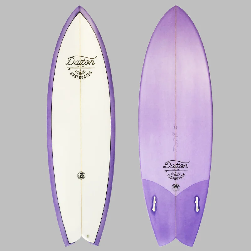 Surfboards for older surfers-DALTON SHAPES TWIN FLYNN 2 PU 5'7" FCS II