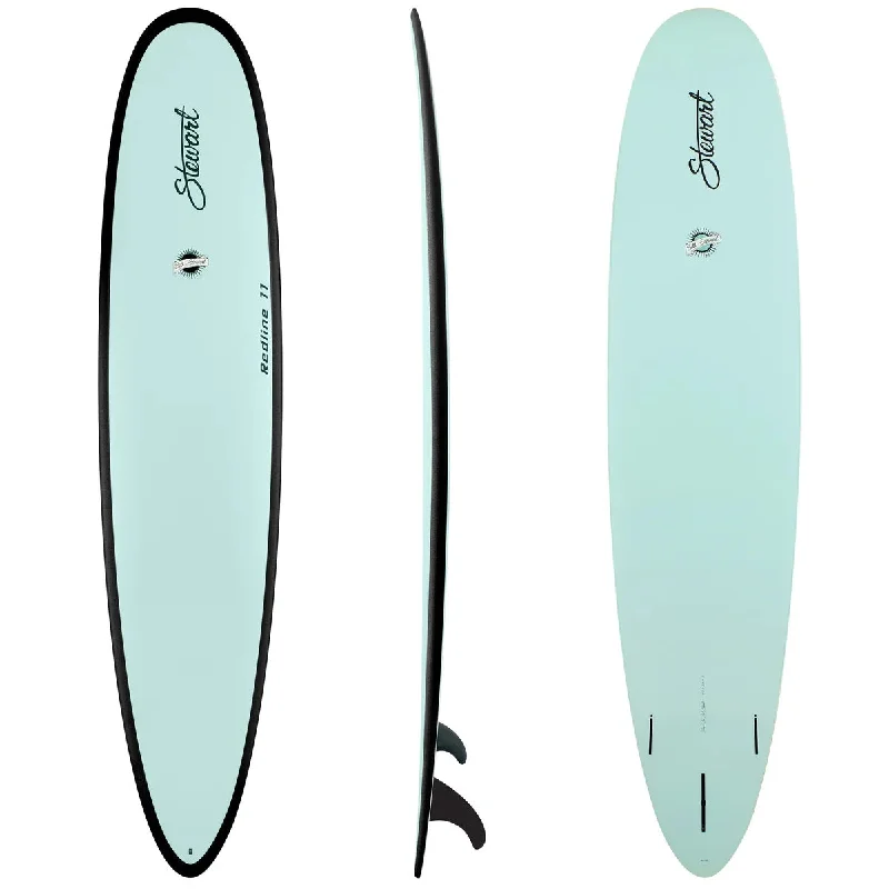 Surfboards designed for deep water surfing-Stewart 9'0 Hydrocush Redline (blue)