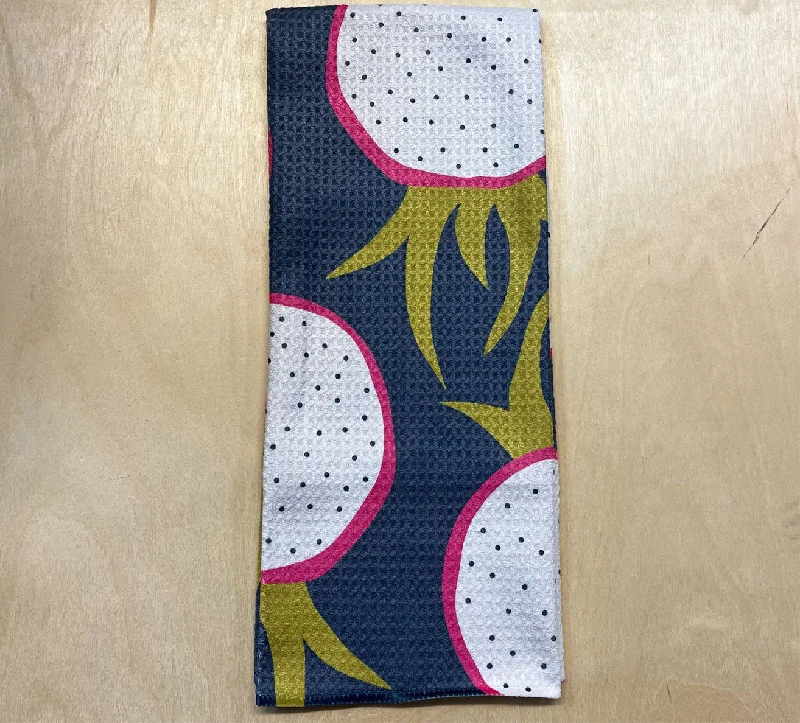 Surfboard fins for smooth glide and flow-Tea Towel : Dragon Fruit