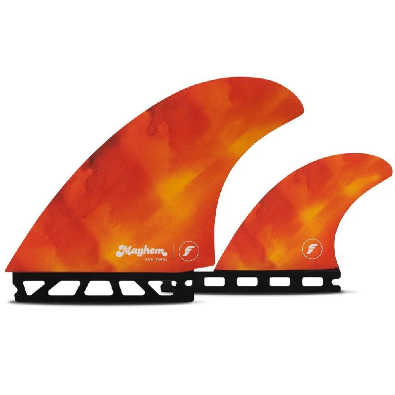 Futures Mayhem Evil Twin fin + Trailer Combo Size Medium