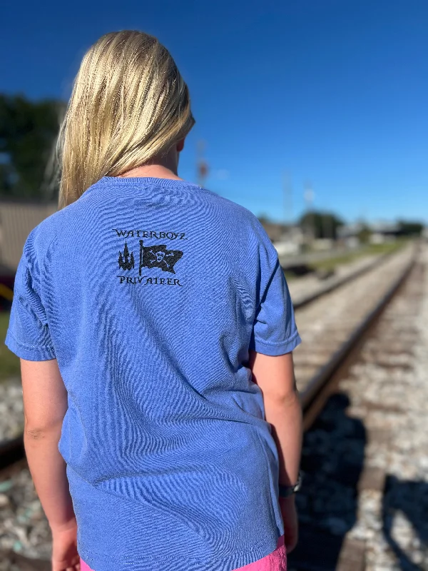 Flexible surfboards for better performance-WBZ Youth Pirate Ship T-shirt