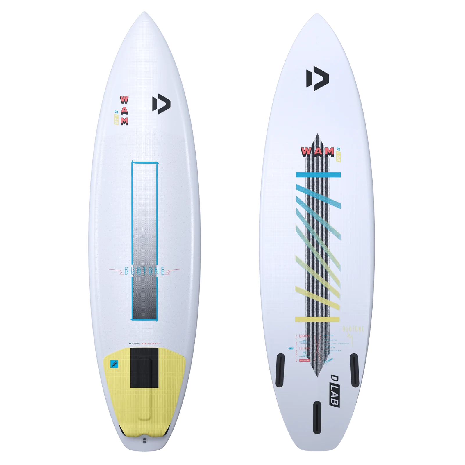 Surfboards for smooth paddling and wave entry-SURFBOARD WAM D/LAB 2022 - DUOTONE