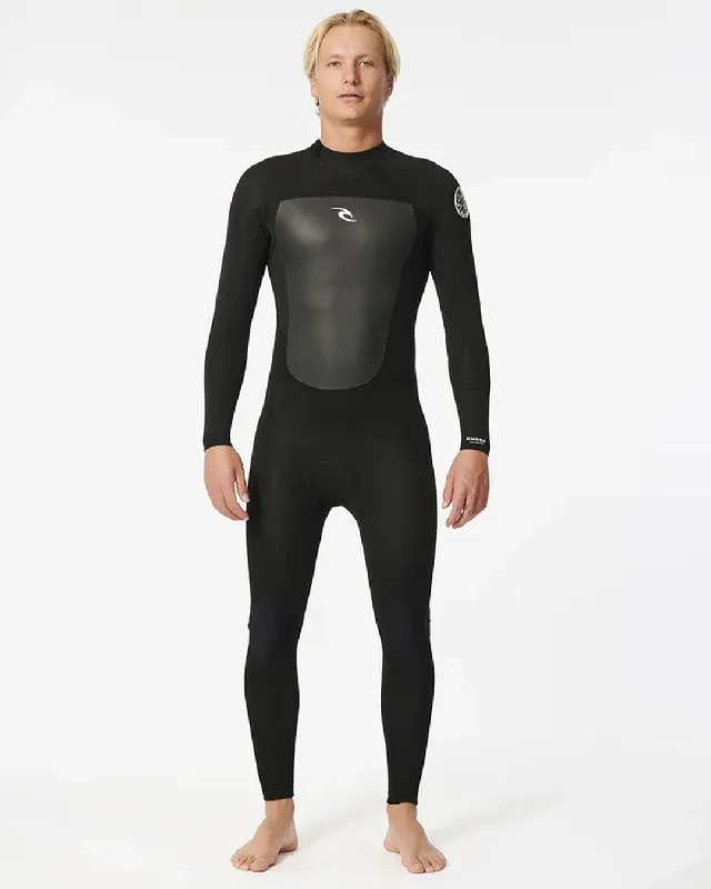 Sleeveless wetsuits for maximum arm movement-Omega 4/3 Back Zip Fullsuit Wetsuit