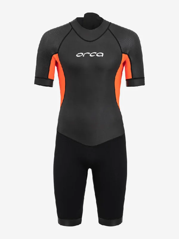 Comfortable wetsuits for long dives in warm water-Orca Vitalis Shorty Openwater Swim Wetsuit - Men's