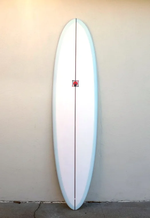 Best surfboards for oceanic surf conditions-KRIS HALL | EGG 7’6” ARCTIC BLUE