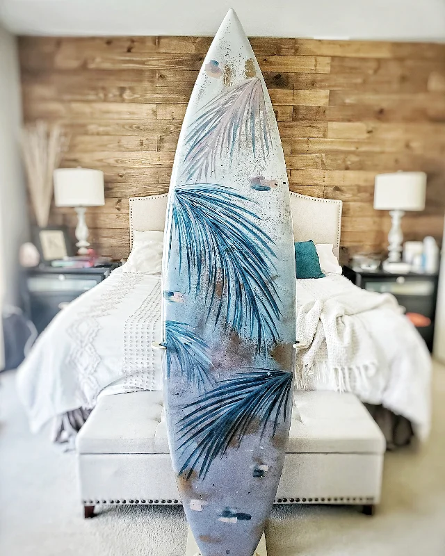 High-quality boards for expert-level maneuvers-4'9" Peaceful Palms Surfboard - HORIZONTAL